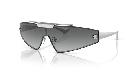 Versace VE2265 01 Grey Gradient & Silver Sunglasses